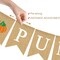 Jute Burlap Little Pumpkin Banner Fall Baby Shower Gender Reveal Birthday Party Garland Decoration